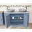 Maui 1230mm Double Bathroom Vanity with Vessel Stone Basin-920865405-920847833