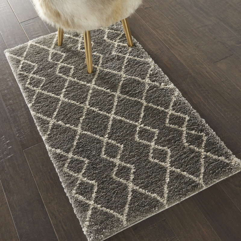 Bybel Geometric Indoor Rug, Rectangle 2'2" x 3'9"