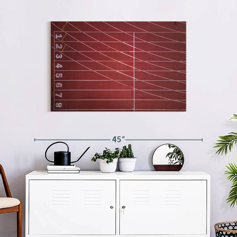 Sireci Empty Track And Field, 24" H x 36" W