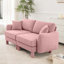 Canapé 2 places en tissu Boucle incluant 2 coussins-125702844-116784214