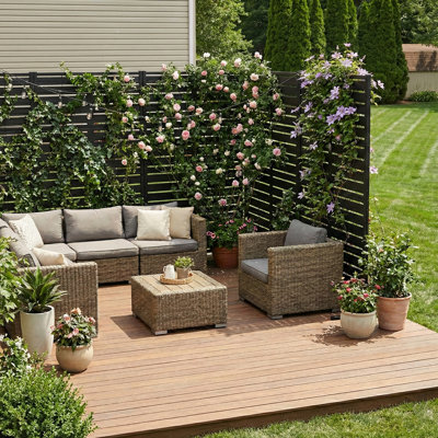 Metal Privacy Metal Screen Fence Panel