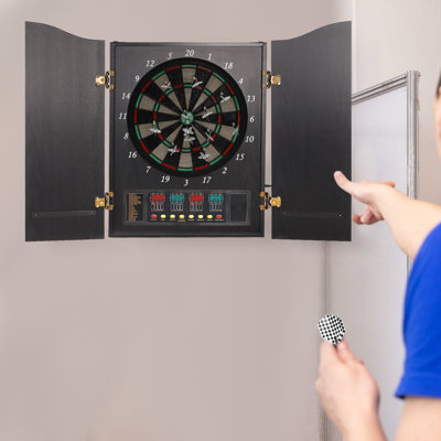 Ensemble de jeu de fléchettes électronique OUKANING (jeu de fléchettes inclus)