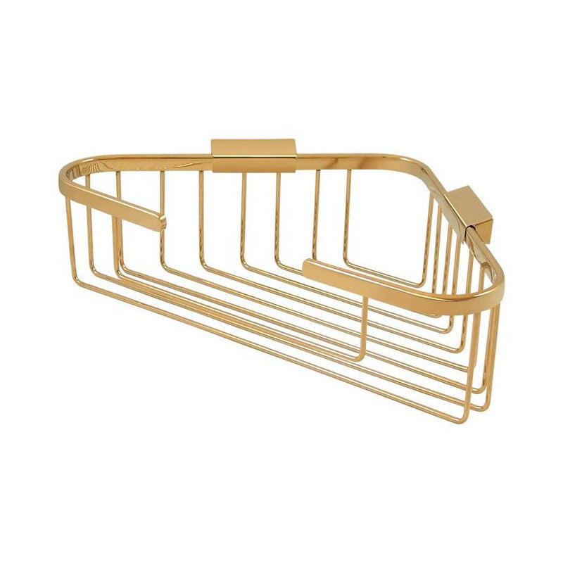 Shower Basket, PVD Polished Brass
