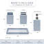Ensemble d'accessoires de salle de bain 4 pièces Ashford-1346082950