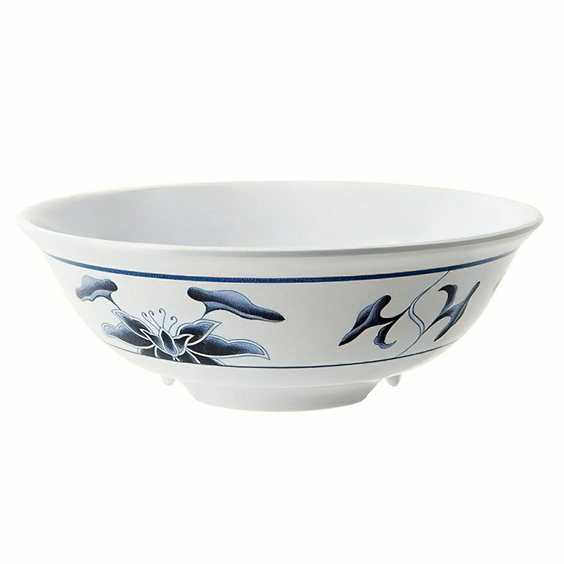 GET M-810-B Round Melamine Cereal Bowl, 24 Ounces, White (Set of 12)