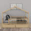 Full Size Wooden House Bed With Drawers-1894697746