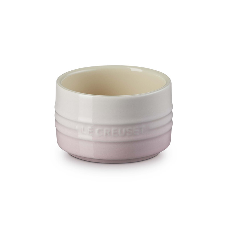 Le Creuset Stoneware Stackable Ramekins, Shell Pink
