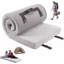 3" Memory Foam Camping Mattress Pad, Roll-Up Sleeping Pad for Tent/Car/RV - Portable Floor Guest Bed, Cot Cover - 72x24x3 in, Gray-1567380651