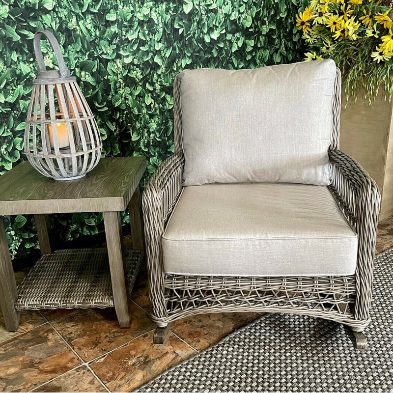 Chaise berçante avec coussins Wild Dunes