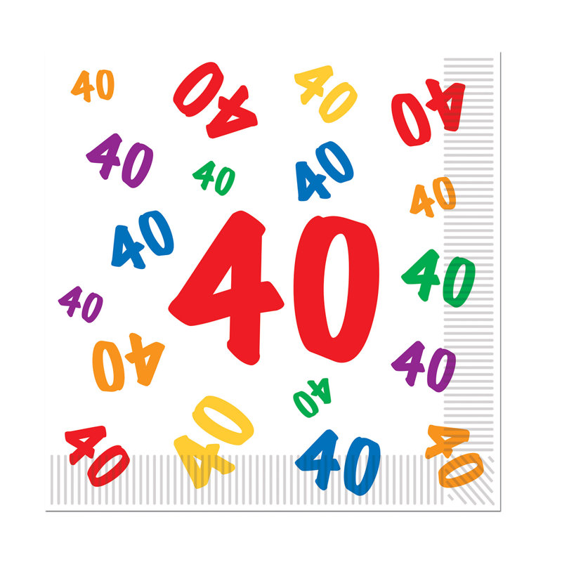 Serviettes de table «40», 40