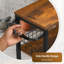 Chariot de rangement mince à 4 niveaux pour chariot de cuisine sur roulettes avec support de table mobile en bois sur roulettes pour la salle de bain