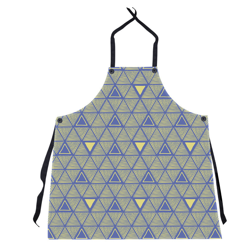 Patricia Geoffrey Bib Apron, Blue/Yellow