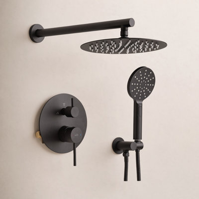 Robinet de douche circulaire avec valve brute