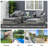 Wicker 2 - Person Patio Conversation Set with Cushions-1258121778