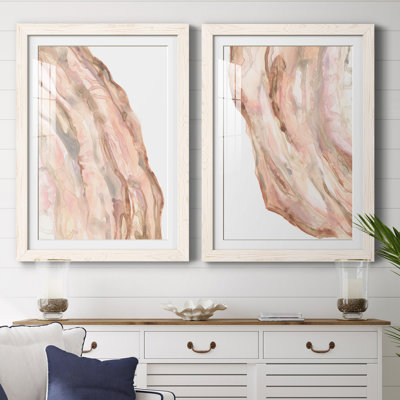 Rose Quartz I encadré mat - prêt à accrocher
