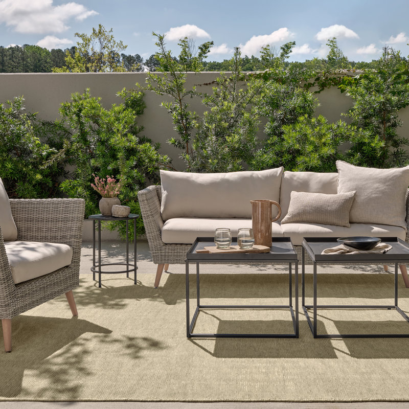 Normanno Limon Handwoven Solid YellowGold Area Rug (8'6"x11'6"), Runner 3' x 10'