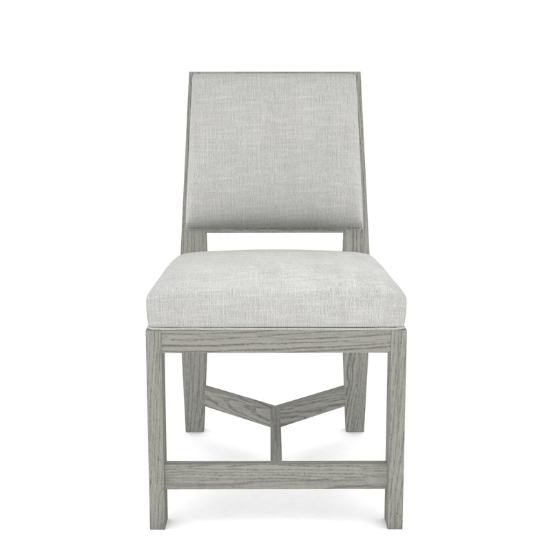 Thom Filicia Home Upholstered Back Side Chair, Dove Gray, Tarbee Dove