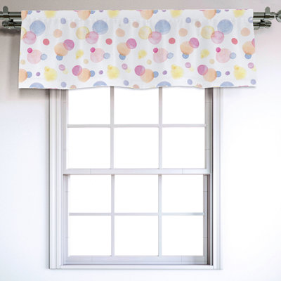Sateen Ruffled Window Valance