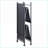 Console Table, 3-Tier Industrial Rustic Metal Foldable, Sandy Black &amp; Dark Bronze | Metal | Industrial,Rustic-122577436