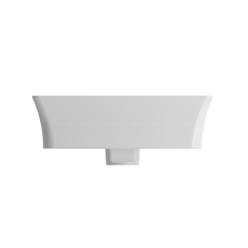 Sottile 23.5'' L Bathroom Sink, White