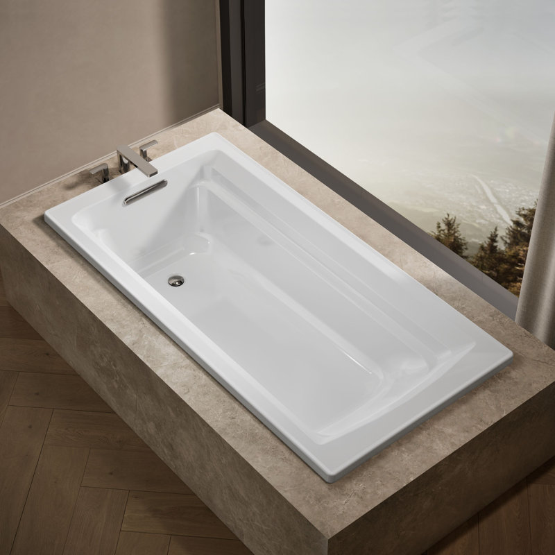 Baignoire encastrée 72 "x 36" Archer, Blanc