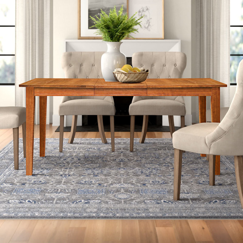 Almendra 36 " Extendable Rectangular Dining Table, Cottage Oak