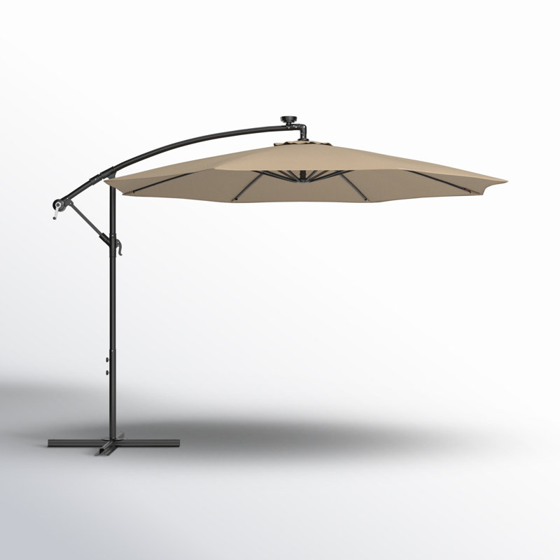 Parasol en porte-à-faux 10 po Caillo, Beige