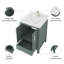 Ensemble de meuble-lavabo simple Rooh-122781955-122781956