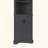 Freestanding Tall Corner Cabinet with Door, Space-Saving Corner Storage Cabinet for Bathroom, Kitchen, Living Room & Dining Room