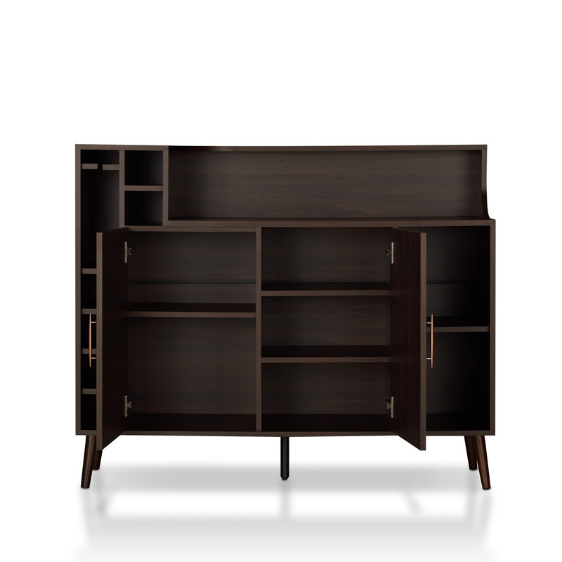 Barakat 47.24'' Bar Cabinet, Wenge