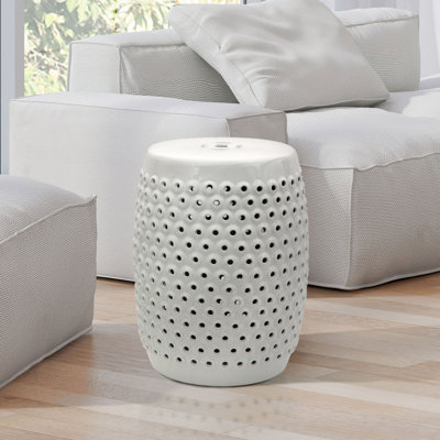 Ceramic Accent Stool