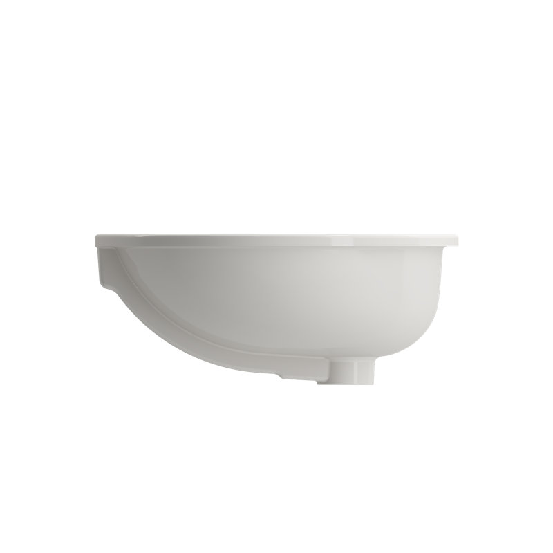 Parma 22.4'' L Bathroom Sink, Biscuit