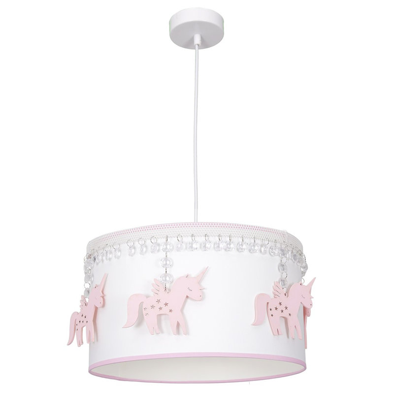 Kallum 1 - Light White Drum Pendant