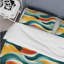Karanveer Mod Wave Revival - Ensemble de housse de couette style Mid-Century - Microfibre de polyester-902186774