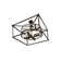 12 - Light Dimmable Square / Rectangle Chandelier