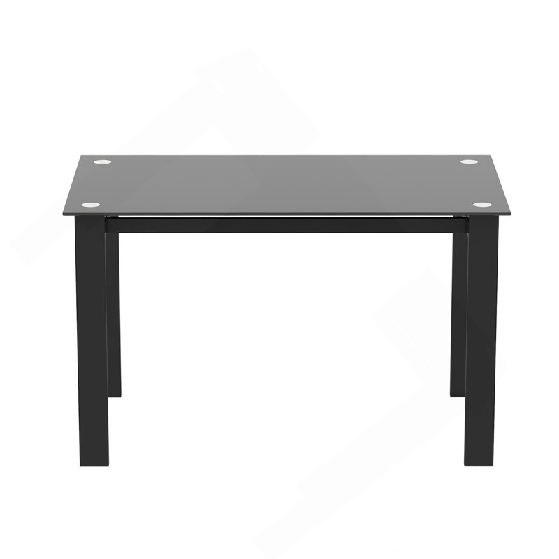 Table de salle à manger moderne, H 29,61 po x L 47,3 po x l 27,6 po