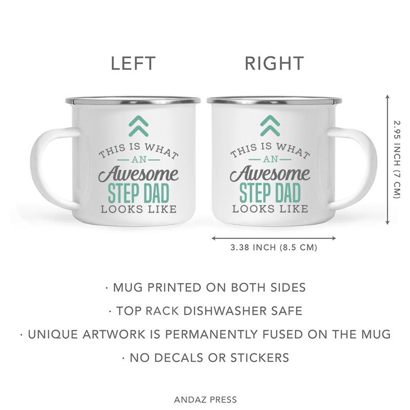 Stainless Steel Camping Mug, Step Dad