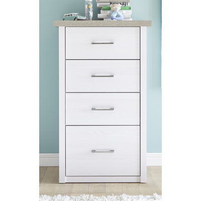 Yalaha 60 cm W Chest of 4 Drawers