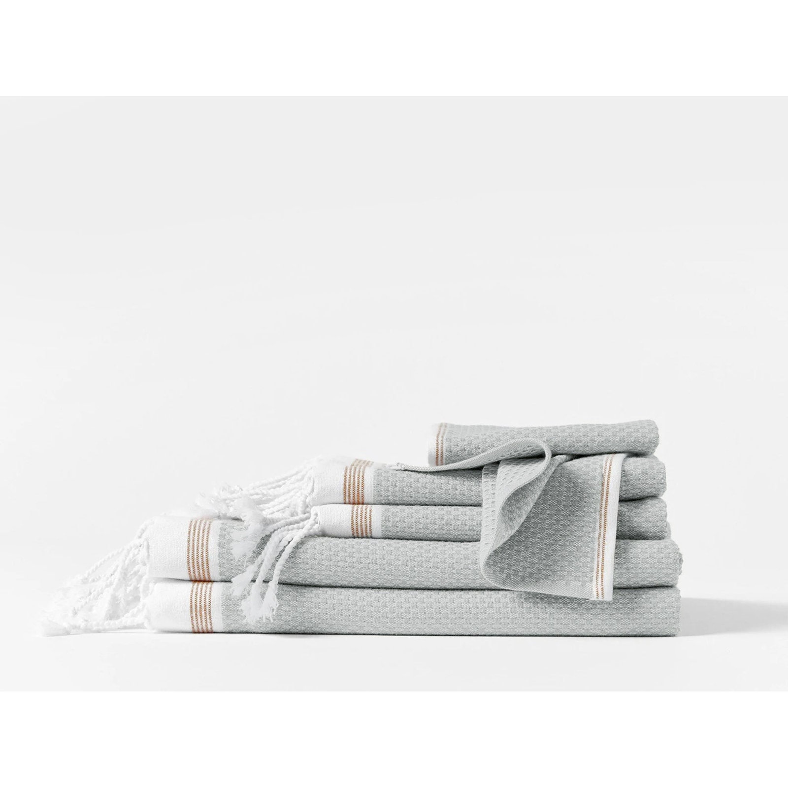 Mediterranean Organic Bath Towel, Bath Towel, Seal w/Fawn