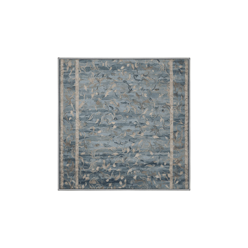 Tapis gris lavable à la machine