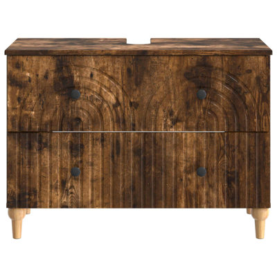  Bathroom Sink Cabinet ALKMAAR Engineered Wood Modern Furniture Storage