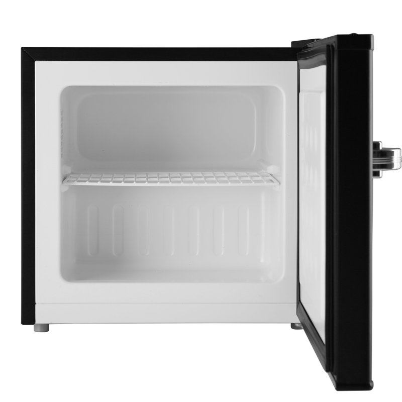 1.2 Cu.ft Upright Freezer, 3 Temp Settings, Removable Shelf, Adjustable Legs, Strong Seal, Black