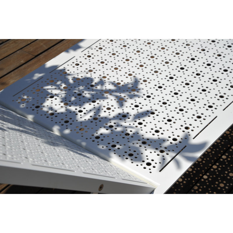Tline Outdoor Chaise Lounge, White