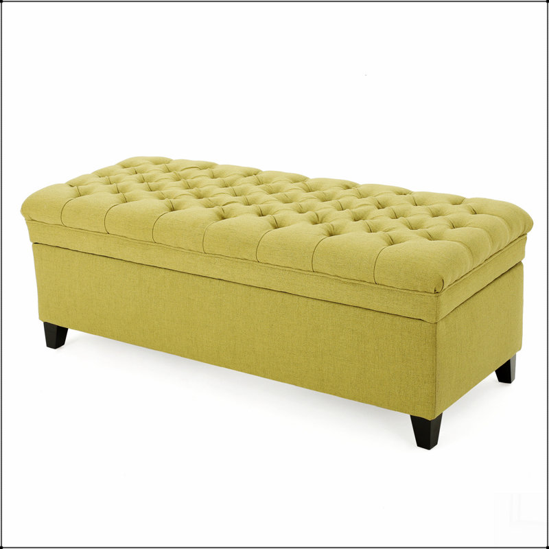 OTTOMAN DE RANGEMENT JULiana, Vert