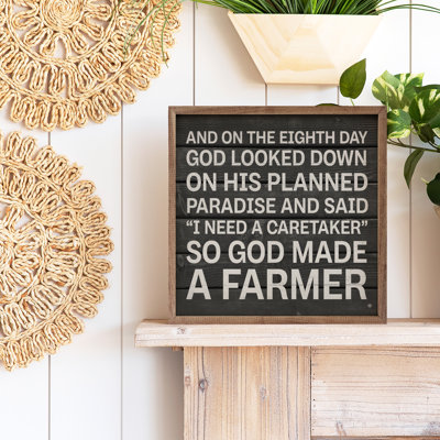 God Made A Farmer Black