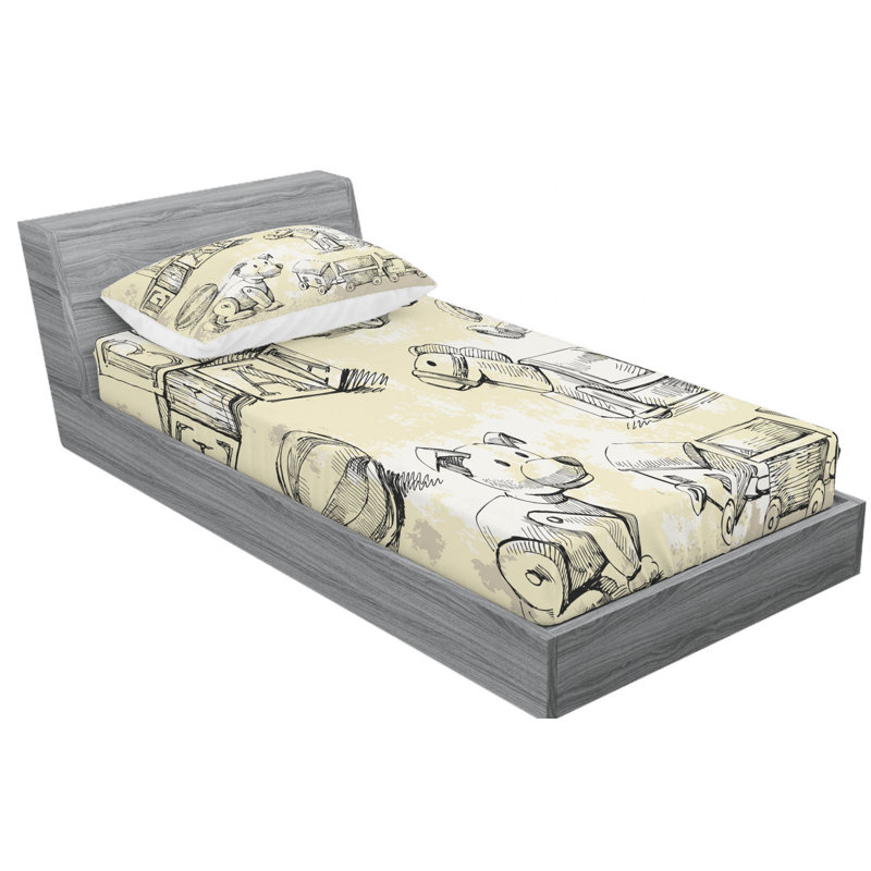 Microfiber Sheet Set, Twin XL Sheet Set with Fitted Sheet