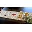 Chemin de table ovale géométrique en mélange de coton Saint-Valentin-827042674
