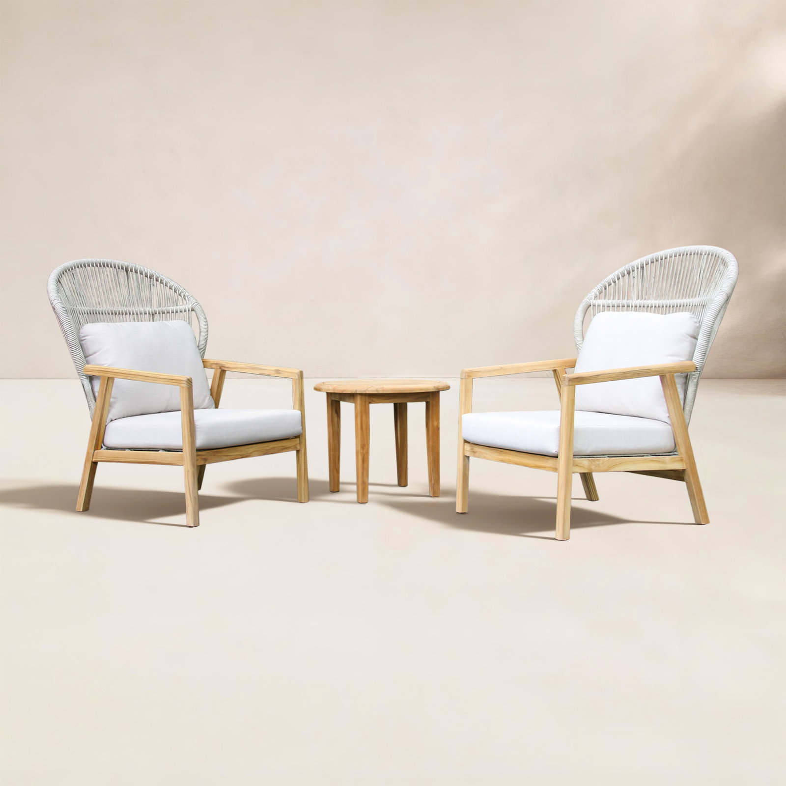 Florentia 2 - Person Patio Conversation Set with Cushions