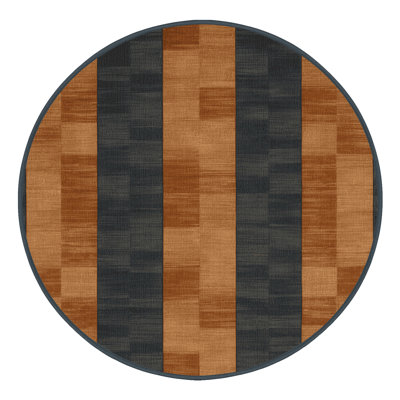 Machine Washable Checkered Gray Area Rug
