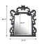 Miroir, finition gris anthracite